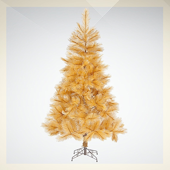 Искусственная ёлка Douglas Gold Pine. Ёлка новогодняя, искусственная. Материал – металл, пвх. Цвет – золотой.