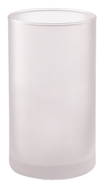 Стеклянный матовый бокал под нанесение логотипа ROU BILL 0980 Frozen Juice. Стеклянный матовый бокал для воды и соков под нанесение логотипа, ёмкость бокала - 0,25 литра, высота – 11 см., диаметр – 6,4 см. Печать логотипа на бокалах Frozen Juice - деколь.