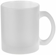 Матовая стеклянная кружка под нанесение логотипа 0972 Frozen Mug Clear, цвет кружки – прозрачный, объём кружки – 0,3 литра, высота – 9,7 см., диаметр – 8 см. Печать логотипа на кружках Frozen Mug Clear – деколь.