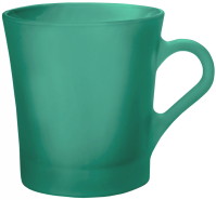 Кружка под нанесение логотипа 1804 Frozen Mug Bell Green, матовое стекло, цвет – зелёный, печать логотипа - деколь. Матовая стеклянная кружка под нанесение логотипа 1804 Frozen Mug Bell Green, цвет кружки – зелёный, объём кружки – 0,25 литра, высота – 9 см., диаметр – 8,7 см. Печать логотипа на кружках Frozen Mug Bell Green – деколь.