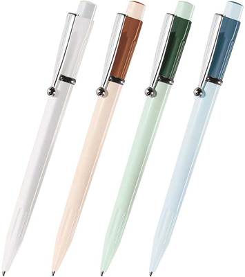 Шариковая ручка под нанесение логотипа Lecce Pen 321 MANIA. Шариковая ручка с пластиковым глянцевым корпусом и кнопкой белого или пастельного цвета, металлическое кольцо и клип серебристого цвета.