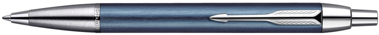 1892556. Шариковая ручка Parker IM PREMIUM Blue Black. Шариковая ручка с кнопочным механизмом, текстурированный алюминиевый корпус сине-чёрного цвета, хромированные детали дизайна.