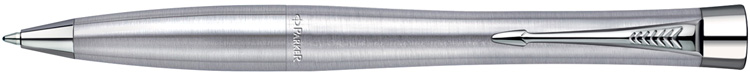 S0767120. Шариковая ручка Parker URBAN Metro Metallic. Шариковая ручка Паркер с поворотным механизмом, хромированный корпус с текстурированной обработкой, хромированные детали дизайна.