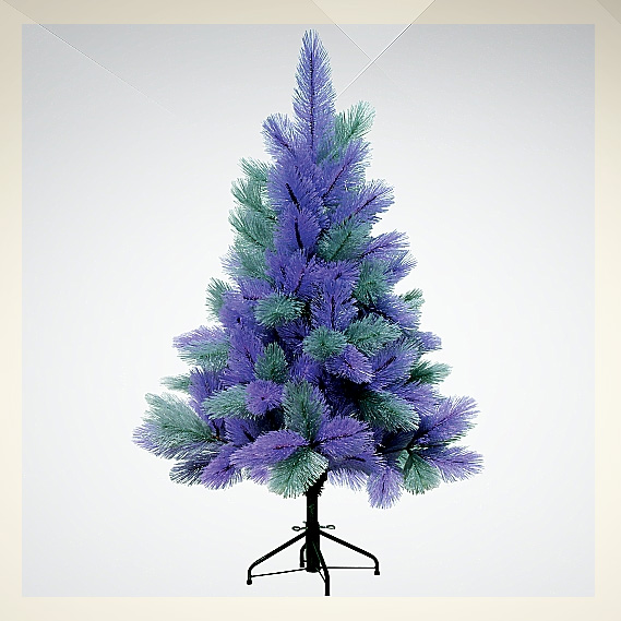 Искусственная ёлка Monterey Mix-4 Pine. Искусственная ёлка Monterey Mix-4 Pine. Ёлка новогодняя, искусственная. Материал – металл, пвх. Цвет – фиолетовый, зелёный.