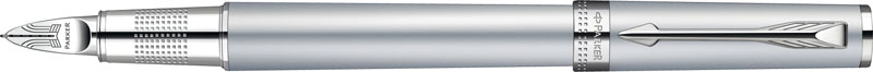 S0959200. Ручка Пятый пишущий узел Parker Ingenuity Large Chrome. Ручка Паркер пятый пишущий узел со съёмным колпачком, матовый хромированный корпус, блестящие хромированные детали дизайна.