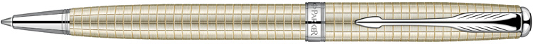 S0912520. Шариковая ручка Parker SONNET Sterling Silver. Шариковая ручка Паркер с поворотным механизмом, корпус ручки - лакированное стерлинговое серебро 925 пробы, детали дизайна с блестящим палладиевым покрытием.
